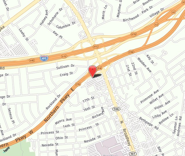 Location Map: 380 North Broadway Jericho, NY 11753